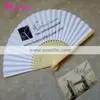 AP03172 Paper Bamboo Fan With Your Logo Latest Wedding Gift Away