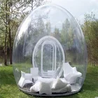 commercial grade frame clear tent inflatable dome building tent for trade show