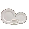 European Phnom Penh Hot Sale Wedding Party Dinner Plates Design Ceramic Dishes Fine Bone China