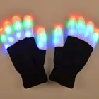 Top Rated Rave Light Flashing Finger Lighting Glow Mittens Fitness LED Gloves for Fans
