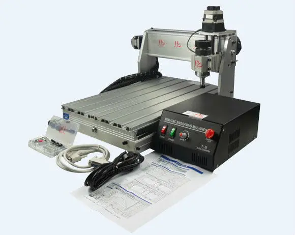 Cnc 3040t-dj Mini Cnc Router Engraver Milling Drilling Machine, Ship 