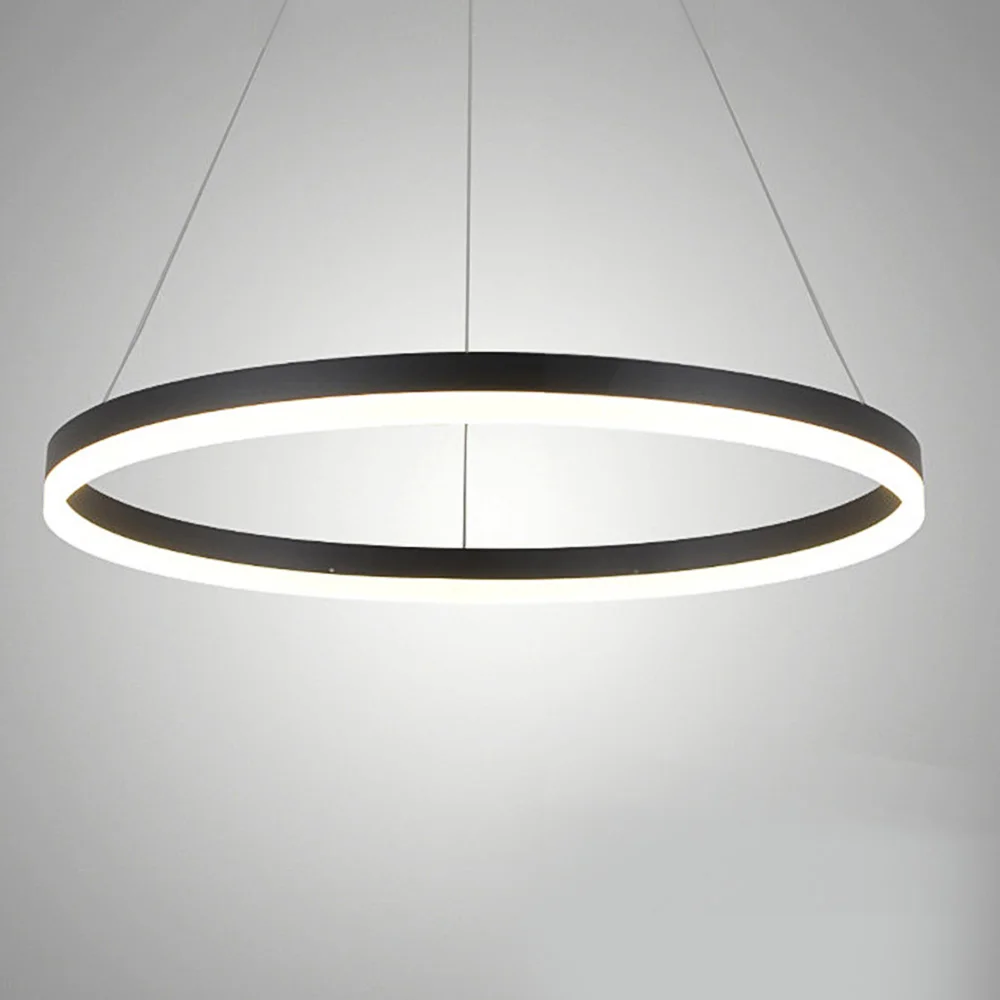Moderne Einfache Kreative Großen Kreis Führte Wohnzimmer Pendelleuchte -  Buy Pendelleuchte,Kreisförmige Led Lampe,Led Pendelleuchte Product on