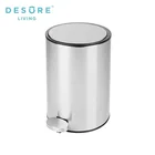 3L Hot sale Stainless Steel New design kitchen trash can with slow down/pedal waste bin with slow down function