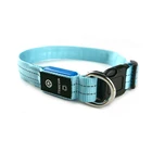 Wholesale Christmas Sport Led Flashing Pet Collar Nylon Dog Collar