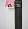 Luxury custom hair extension packaging bag with printed card wholesale hair pvc package