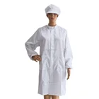 New design 2016 fashion esd/antistatic working clothes esd smock