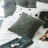 Bojay China Manufacturer Fancy 100% Acrylic Cable Knit Pillow Cover Decorative Home Decorative Gift bulk pillow cases