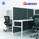 Hot Fabric Divider 4 Person Staff Cubicle Desk for Office Workstation