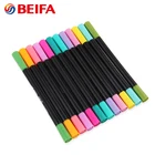 Art Marker Water Color Pens Coloring Brush BEIFA Brand Suppliers High Quality Jumbo Dual Tip Water Color Brush Set Marker Pens