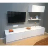 NICOCABINET Modern Simple Design Living Room TV Stand Furniture White Wooden TV Cabinets Designs