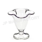 Best Seller Unbreakable Flower PC dessert cups Plastic Ice Cream Cup