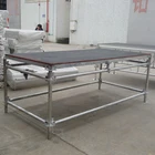 Aluminum frame sturdy layer stage steel stage performance event for sale