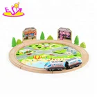 New Trains For Kids Wooden Train New Arrival Educational 55 PCS Wooden Toy Trains For Kids W04C160