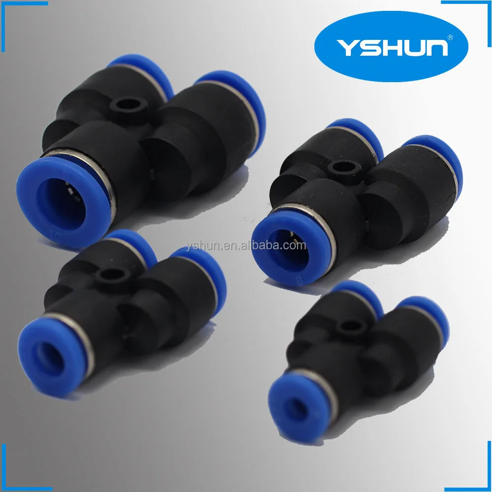 Yshun熱い販売py連合y油圧継手プッシュ空気圧フィッティングチューブ継手-管継手問屋・仕入れ・卸・卸売り