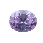 3x5mm Lavender Oval Cubic Zirconia Grade AAAAA Quality Stone