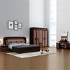 high gloss MDF Home Furniture king size Bed Nightstands Bedroom Set modern