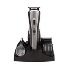 PRITECH Multifunction 5 Heads Interchangeable Rechargeable Electric Hair Clipper