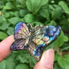 Labradorite Lovely Hand Carved Crystal Butterfly Ornaments Labradorite Carvings Carved Labradorite For Sale