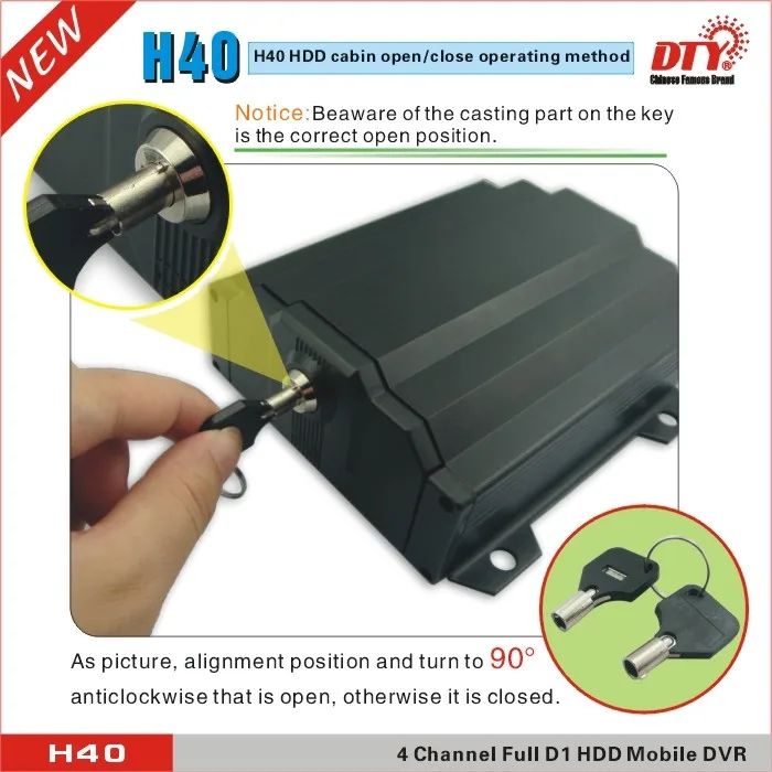 4ch HDD mobile dvr 24 hours video camera recorder,full D1 download dvr h264 cms free software, H40