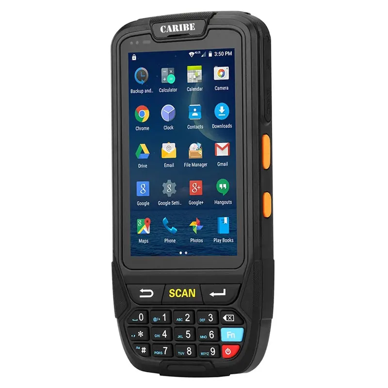 CARIBE PL-40L Android handheld PDA 1d/2D barcode scanner com wifi/4G para armazém