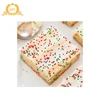 Double sided silicone oil coated non stick greaseproof baking paper for baking Cinnamon Roll Wreath