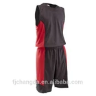 Top design basketball team uniforms cool basketball t shirts&shorts 100% polyester for men