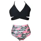 Custom Private Label Little Baby Girl Bikini Two Piece Child Swimsuit Modeling Swimwear