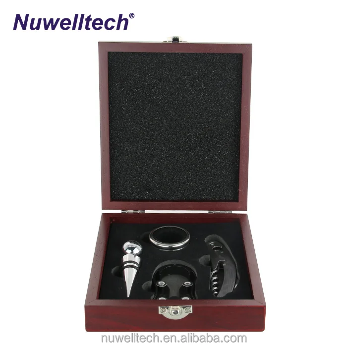 hot selling 4 pcs classic wine opener kit set customized logo