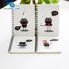 Chinese Custom Cheap Price A4/A5 Bulk School Composition Diary Spiral Notebook With Printing Artpaper Covers