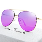 KingLand Brand Designer 2019 Free Charge Of Delivery UV Matel Sun Glasses With Logo Pilot Aviation Sunglasses