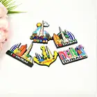 Hot Sale Tourist Souvenir Country Dubai Soft PVC Fridge Magnet
