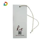 New Hangtag Design Hole Punched Cardboard Hangtag Label