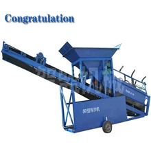 Customized large mobile sand and gravel drum type mobile screening equipment manufacturers direct sand washing machine