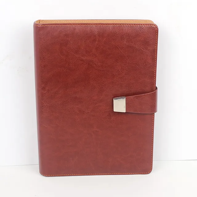 practical leather notebook and pen gift set of diary book .pen.