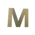 Custom Gold Building Hanging Brass Stainless Steel Alphabet Metal Letter for Building Notice