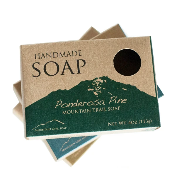 factory printing free design soap craft paper box with round