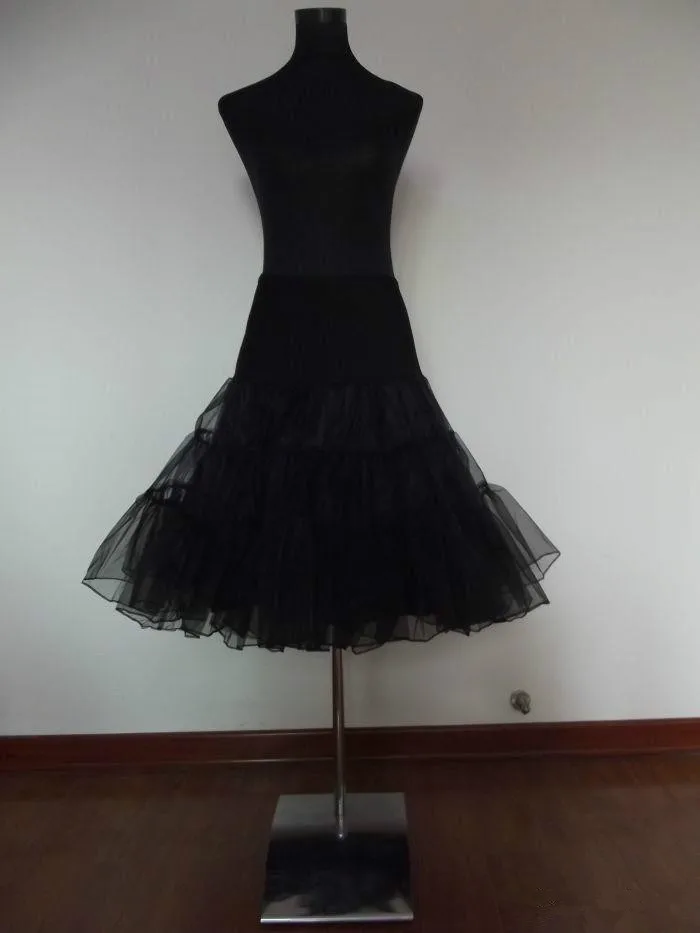2015 Wholesale -26" 50s Retro Underskirt Swing Vintage Petticoat Fancy Net Skirt Rockabilly Tutu (4 Colores To Choose) J