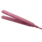 Constant temperature small pink ceramic coating travel hair straightener flat irons