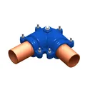 Leak repair clamp / Pipeline repair clamp for elbow section of PE / PVC pipes