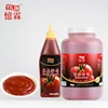 3kg fresh tomato ketchup sauce from ketchup manufacturers with BRC HACCP Certificate