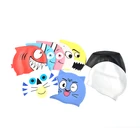 HongJu adult rubber animal funny waterproof swimming cap for kids