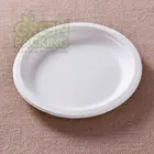 Biodegradable compostable oval round paper plates from sugarcane or wheat straw