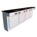 Levao wholesale modern salon furniture nail bar table manicure desk