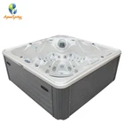 luxury acrylic bathtubs spa 5 person freestanding massage bathtub modern outdoor hot adult bath tub