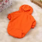 Wholesale Plain Fleece Dog Sweatshirt Pet Clothes With Hoodie