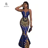2019 Wholesale Mermaid African Prom Dress Womens Clothing Ankara Prom Lady Dress African Sexy Long Evening Dresses