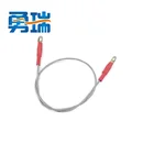 personalized 2.38 mm galvanized steel wire rope sling red tube covered suspension ceiling accessories kit