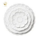Factory Dinner Table Set Embossed Dinnerware Sets Antique Dinnerware