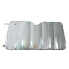 ZY-Q-045 customized car Front Rear glass laser car sunshades protector car windshield Foldable sun shade