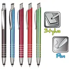 Aluminum rod mobile phone handwritten capacitance pen Metal Touch ball point pen Aluminum touch stylus pen